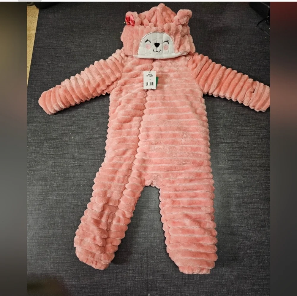 Koala Baby Infant 1-piece Fleece Jumper, Pink